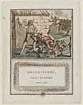 Estampe de Jean Marie Mixelle, 1786.
