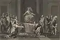 Le Jugement de Salomon, d'après Nicolas Poussin.