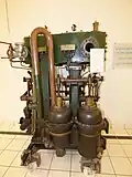La machine à vapeur du Lechalas vue de côté