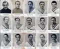 Le LS de 1934-1935 gagne le premier doublé (championnat-coupe) du club. En bas à gauche se trouve Jacques Spagnoli (1914-2002), meilleur buteur de l'histoire du club en championnat.