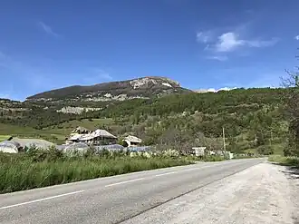 Vue du Méale depuis le hameau des Salettes.