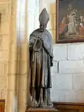 Saint évêque du portail.