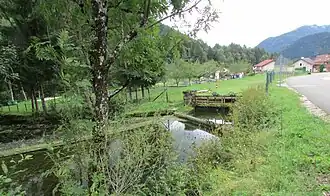 Vestiges du moulin du XIVe siècle.