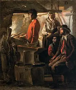 La forge,Louis Le Nain