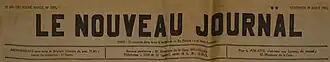 Image illustrative de l’article Le Nouveau Journal (Belgique)