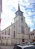 Vue de la façade.