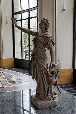 Le Toast (1883-1884), plâtre, Paris, Petit Palais.
