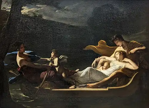 Le Rêve du bonheur par Constance Mayer.