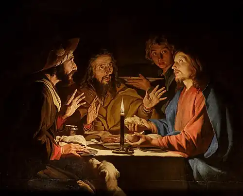 Le repas d'Emmaüs.