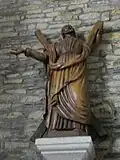 Église Saint-André : statue de saint André.