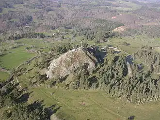 Vue aérienne.