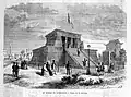 Le Temple de Xochicalco lors de l'Exposition universelle de Paris en 1867.