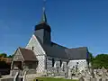 Vue de l'église côtés ouest et sud.