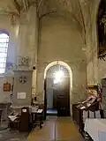 Clocher, côté nef.