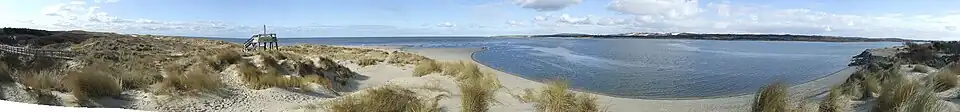 Photo représentant un panorama côté estuaire de la Canche.