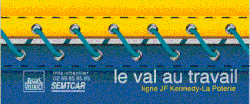 Visuel « Le Val au travail » utilisé durant le chantier.