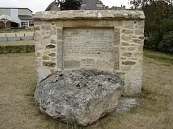 Photographie de la Pierre de la Bataille.