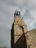 Le clocher et le campanile de l'église Saint-Michel.