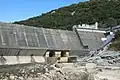 En aval du barrage