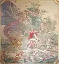 Tapisserie d'Aubusson.Le festin de Bacchus.