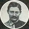 Le footballeur Pierre Allemane, au début des années 1910.