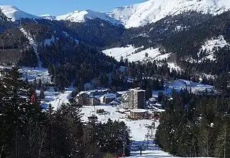 Station de sports d'hiver du Lioran.