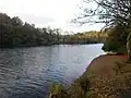 Le Loc'h (Rivière d'Auray) à hauteur de Treulen (en amont de Saint-Goustan).