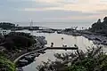 Le port de Seogwipo au crépuscule