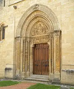 Vue du portail.