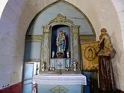 Le retable nord.