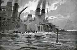 Le Torpillage du croiseur cuirassé Leon Gambetta en 1915