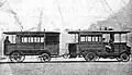 Le train Scotte à voyageurs en 1897.