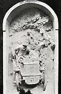 Le Triomphe de Levassor (esquisses de Jules Dalou, sculpteur Camille Lefèvre - maquette du futur monument, en 1904).