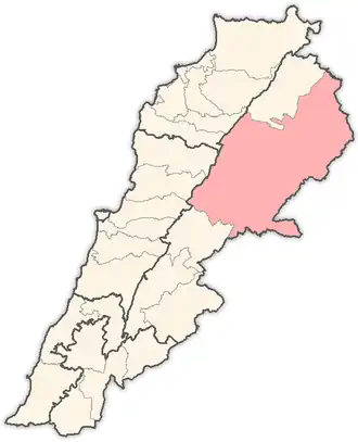 District de Baalbek