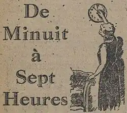 Image illustrative de l’article De minuit à sept heures
