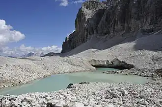 Le lac en 2011.