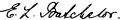 Signature de Lee Batchelor