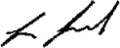 Signature de Lee Zeldin
