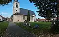 Extérieur de l'église Saint-Lambert direction nord-ouest