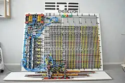 Illustration d’une réalisation de machine de Turing en Lego créée pour l’année Turing