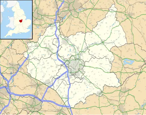 Voir sur la carte administrative du Leicestershire