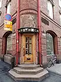 Coin de Pieni Roobertinkatu et de Korkeavuorenkatu.