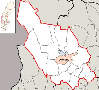 Localisation de Leksand
