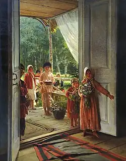 Été. Félicitations, 1890