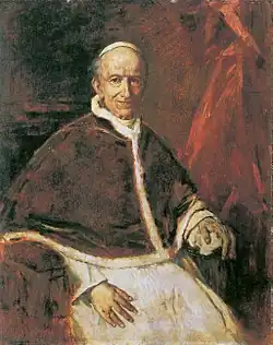Portrait du Pape Léon XIII, vers 1885Musée Lenbachhaus de Munich