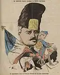 Caricature de Lenglé dans La Jeune Garde (9 juin 1878)