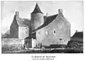 Le manoir de Boishardy avant ses transformations (carte postale datant d'avant 1925).