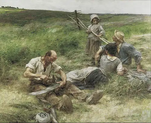 La Fenaison (1887), Amsterdam, Van Gogh Museum.