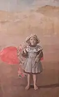 Leon Houyoux, Jeune fille dans les dunes, 1900, coll. Nicolas Houyoux