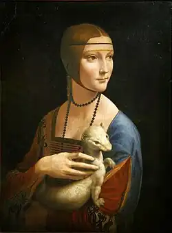 Léonard de VinciLa Dame à l'hermine (v. 1483-1490)
